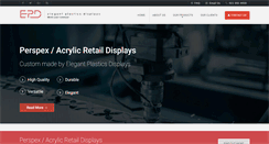 Desktop Screenshot of elegantplastics.co.za